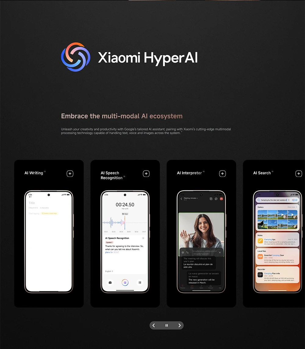 Global Version Xiaomi 15t 12Gb 256Gb Mobile Phones Leica Triple Camera Ai Ecosystem Creativity Assistant Immersive 6.83" Display