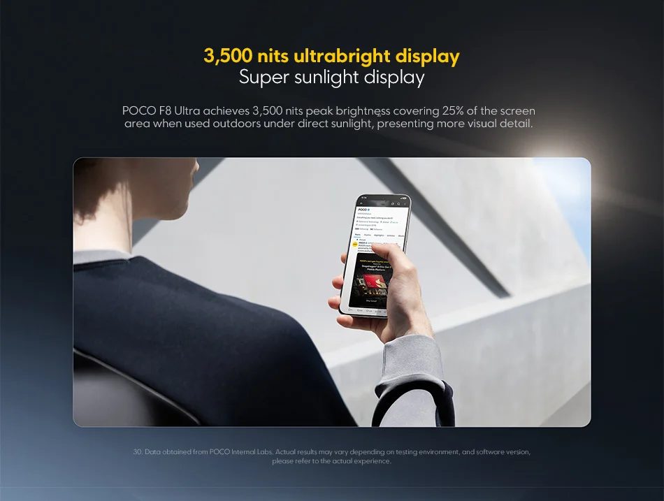 【World Premiere】POCO F8 Ultra Smartphone Snapdragon 8 Elite Gen 5 6500mAh 6.9"120Hz POCO Hyper RGB AMOLED display Supports NFC