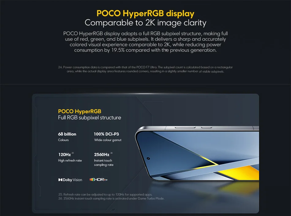 【World Premiere】POCO F8 Ultra Smartphone Snapdragon 8 Elite Gen 5 6500mAh 6.9"120Hz POCO Hyper RGB AMOLED display Supports NFC