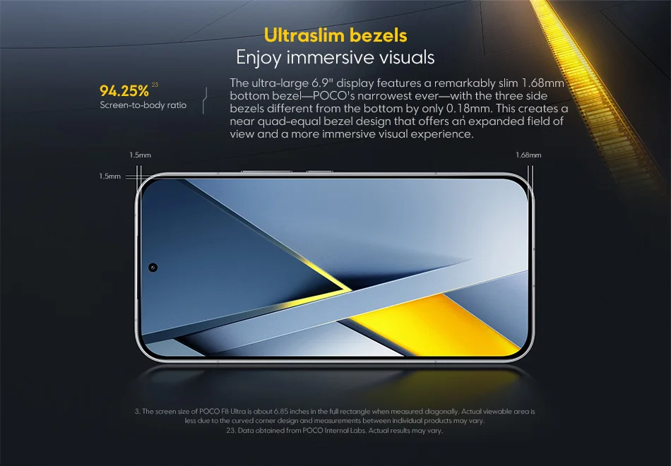 【World Premiere】POCO F8 Ultra Smartphone Snapdragon 8 Elite Gen 5 6500mAh 6.9"120Hz POCO Hyper RGB AMOLED display Supports NFC