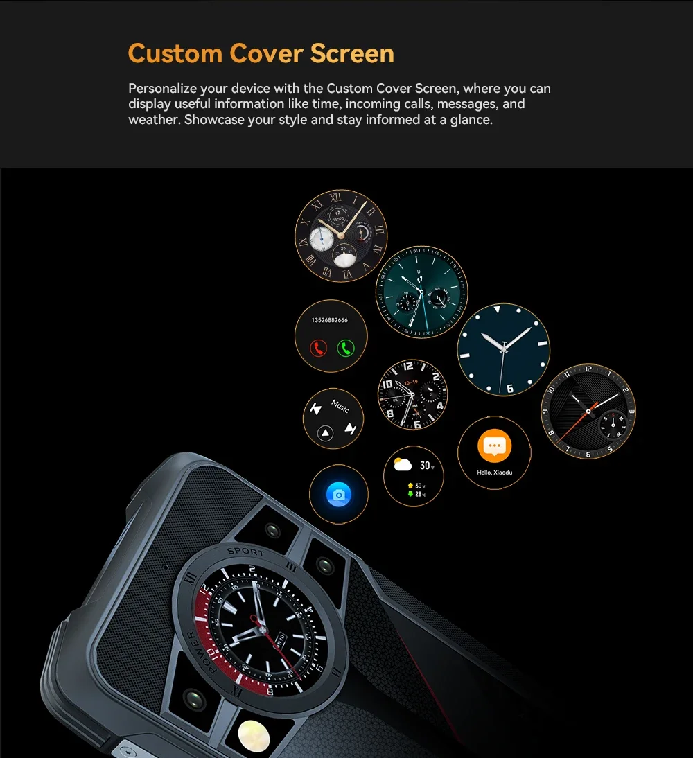 [Shipping From Poland] Cubot KingKong 9 24GB(12+12)+256GB Rugged Smartphone 10600mAh(33W) 6.58"FHD+, 100MP+24MP Night Vision, Shockproof/Waterproof