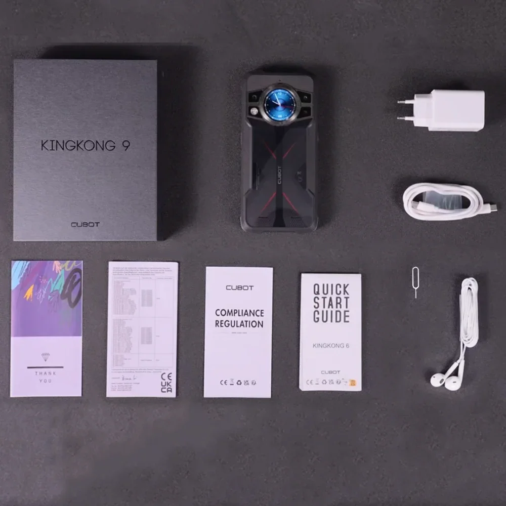 [Shipping From Poland] Cubot KingKong 9 24GB(12+12)+256GB Rugged Smartphone 10600mAh(33W) 6.58"FHD+, 100MP+24MP Night Vision, Shockproof/Waterproof