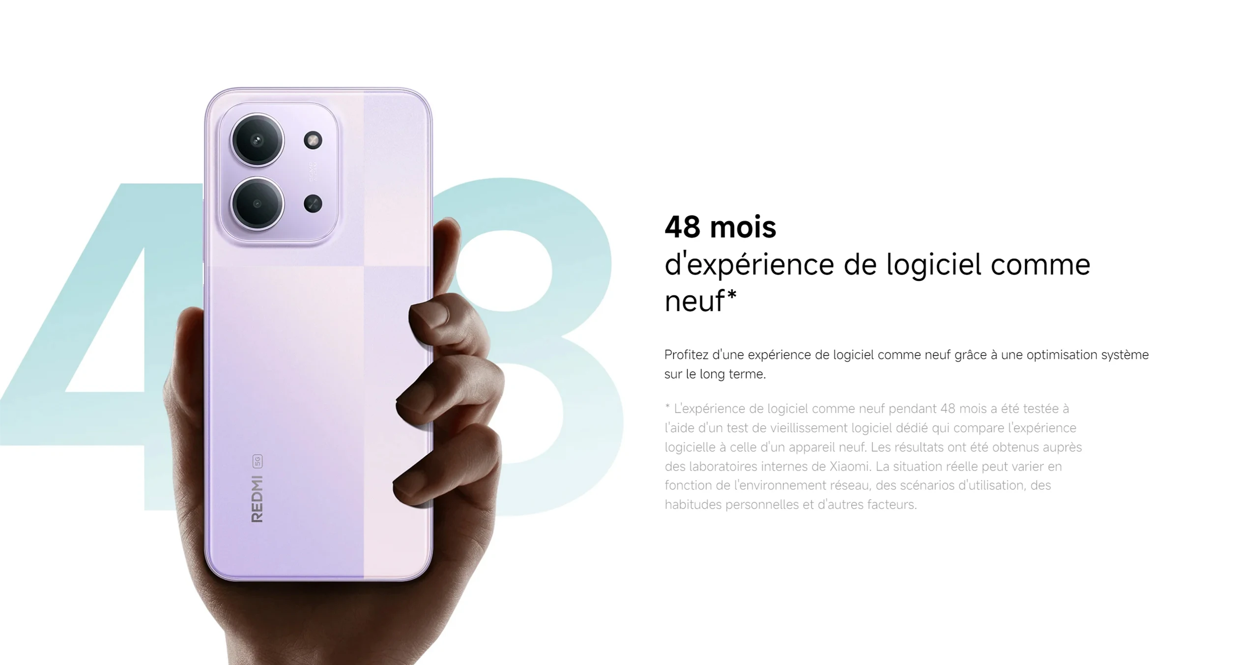 Xiaomi France | REDMI 15C 5G, 6 000 mAh long battery life, immersive screen 6,9", MediaTek Dimensity 6300 with 5G