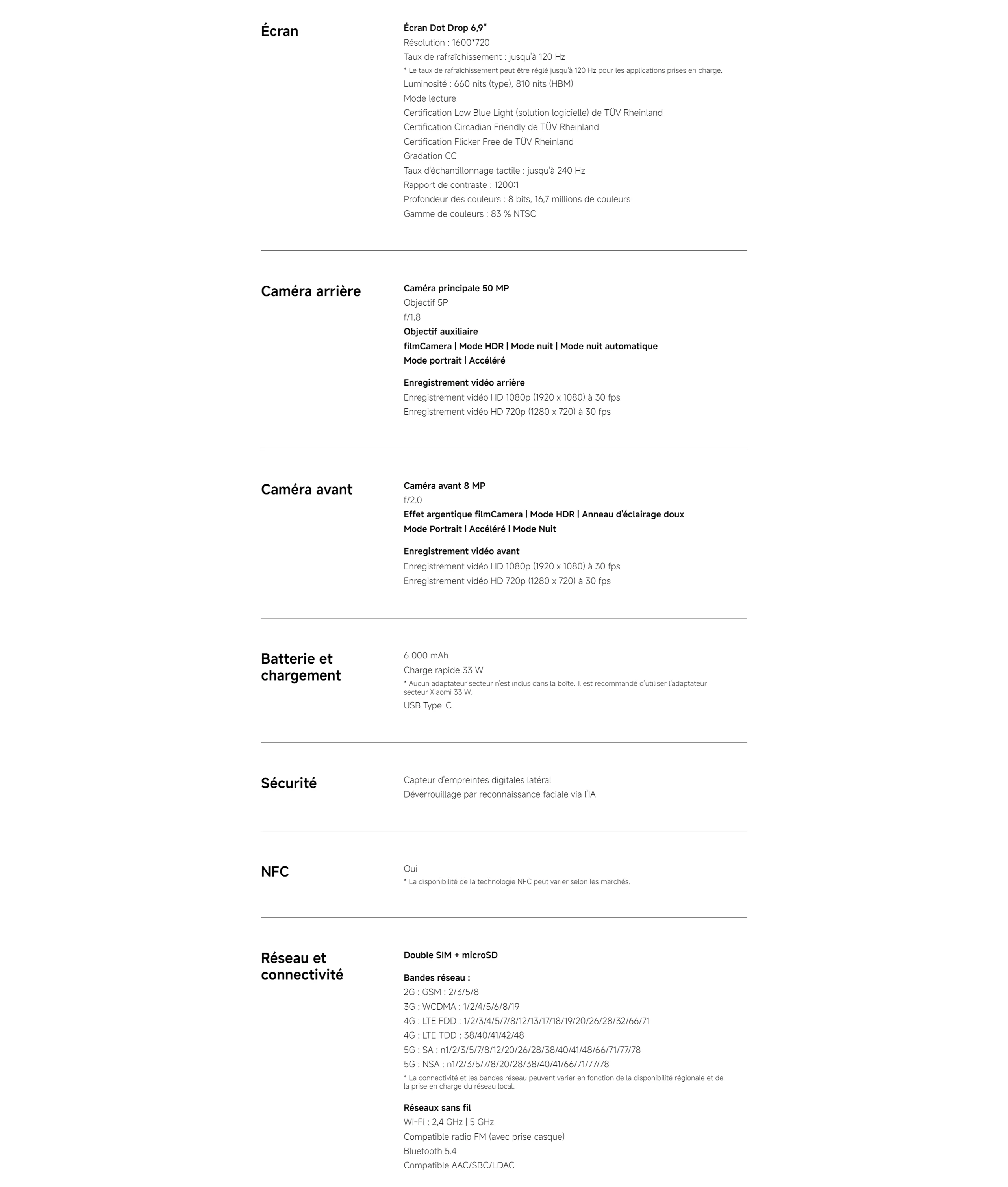Xiaomi France | REDMI 15C 5G, 6 000 mAh long battery life, immersive screen 6,9", MediaTek Dimensity 6300 with 5G