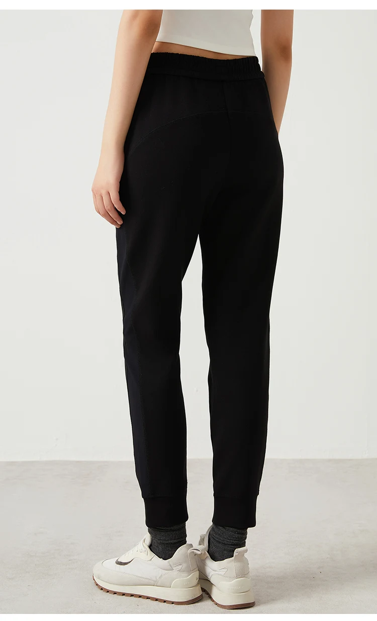 K2570L In Stock Winter High Quality Luxury Women's Clothing 80% Long Staple Cotton Sweatshirt Trousers