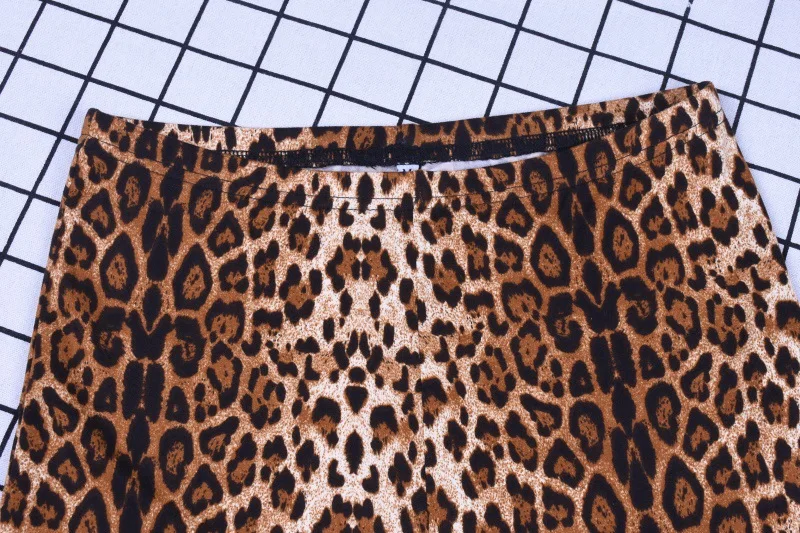high waist leopard print flare leggings 2025 autumn winter women fashion sexy bodycon trousers club pants