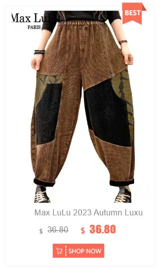 Amax luluE Winter Fashion Corduroy Pants Womens Leisure Loose Vintage Fur Harem Trousers Ladies Classic Luxury Elegant Clothes