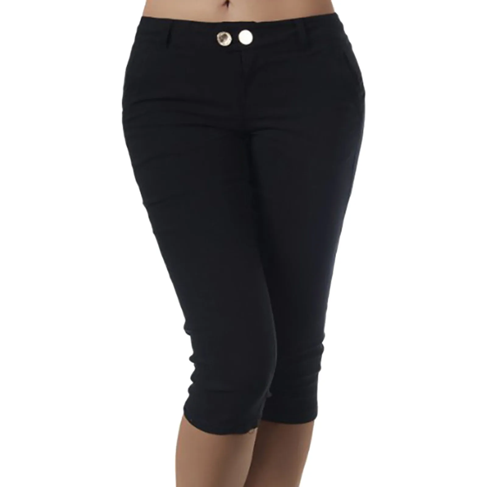 Womens Pants Summer Outdoor Casual Skinny Capris Cargo Pants Slim Fit Leggings Overalls Thin Slim Pencil Pants For Women Tights