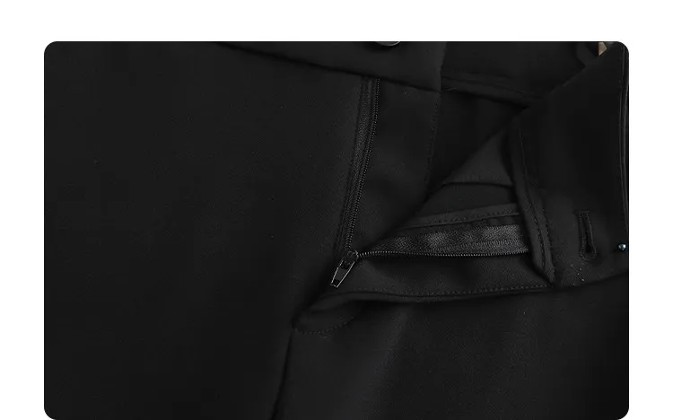 CHIC VEN Fashion Women Pants New High Waist Casual Female Trousers Black Flared Ankle-Length Bottom Pant Spring Autumn 2026