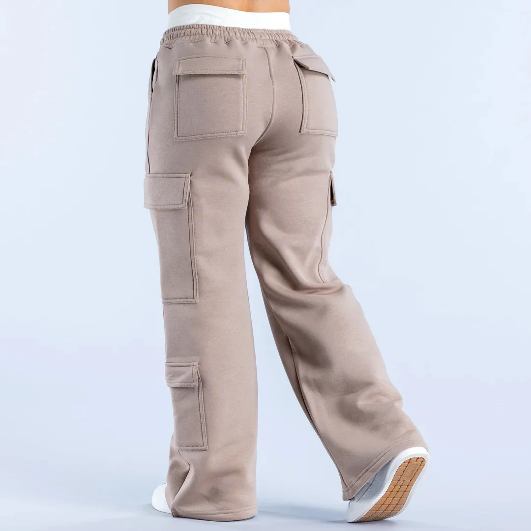 Women New Casual Sweatpants Jogger Straight Trousers Trendy Sports Cargo Pants Woman Multiple Pockets Cargo Pants Tracksuit