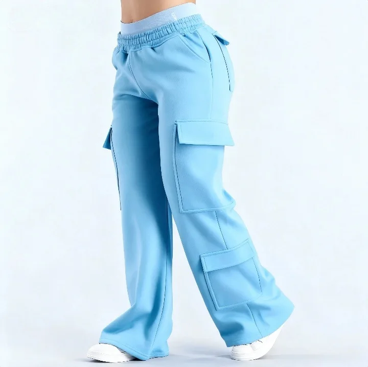 Women New Casual Sweatpants Jogger Straight Trousers Trendy Sports Cargo Pants Woman Multiple Pockets Cargo Pants Tracksuit