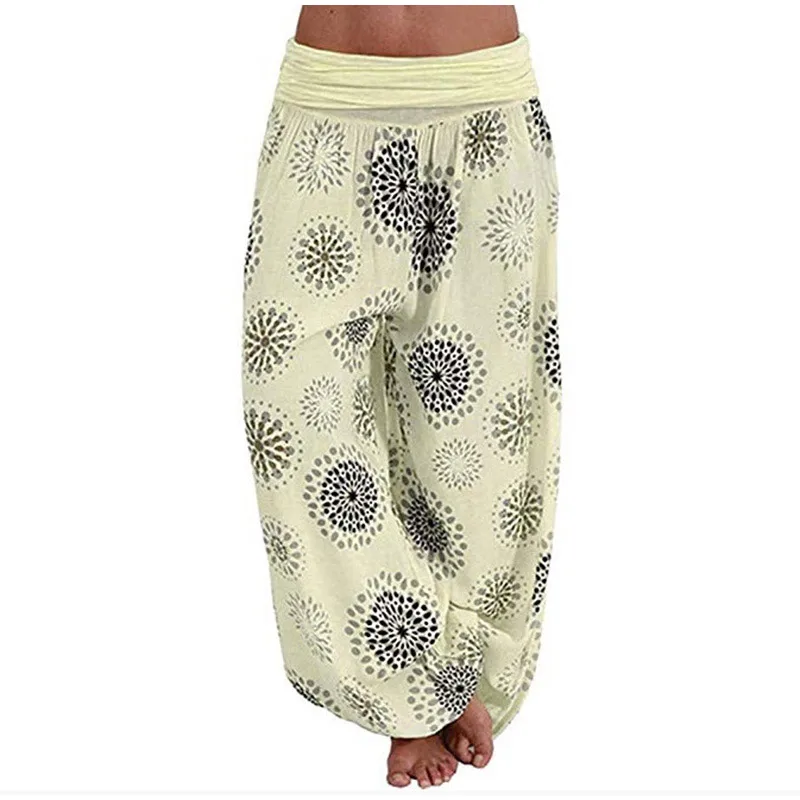 Women Camouflage Cargo Long Pants High Waist Wide Leg Drawstring Hem Baggy Trousers 2026 Autumn Casual Chic Vintage Streetwear