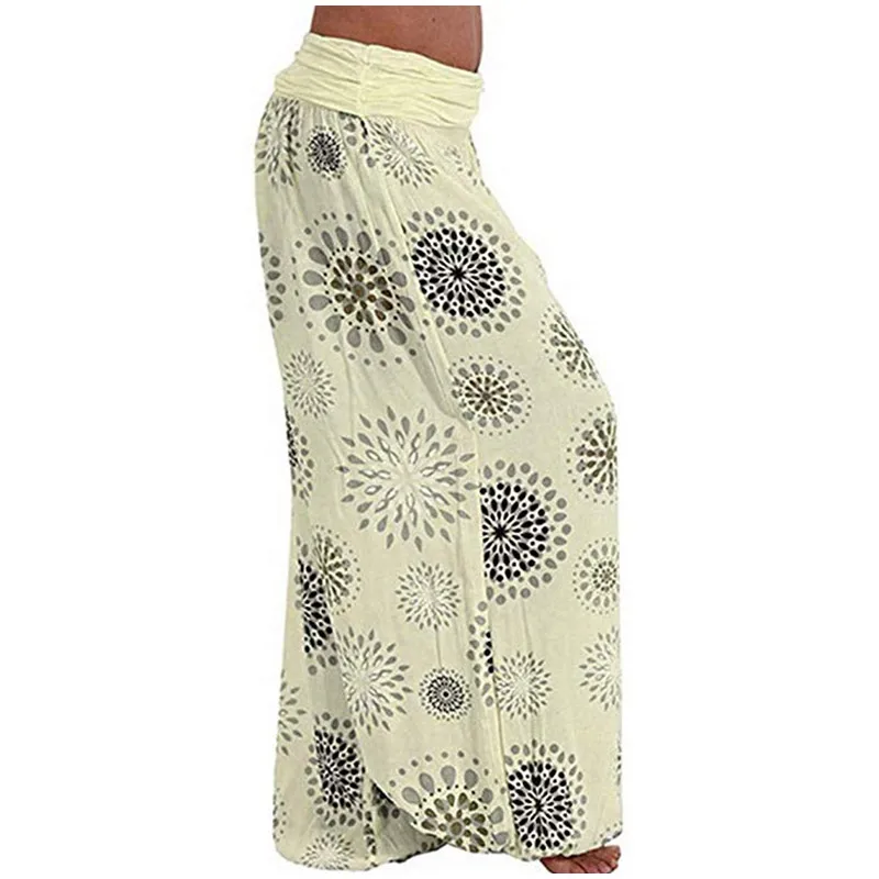 Women Camouflage Cargo Long Pants High Waist Wide Leg Drawstring Hem Baggy Trousers 2026 Autumn Casual Chic Vintage Streetwear
