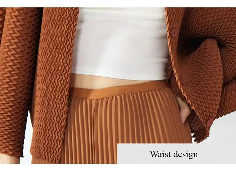 LANMREM niche design pleated pants for women 2025 new loose casual wide leg elastic waist trousers spliced tide straight 2DB2555