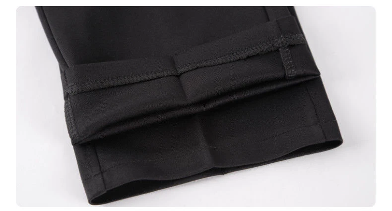 Brand Casual Pants Woman Winter Fleece Fashion High Waist Elegant Slim Black Straight Pants Thicken Large Size Trousers