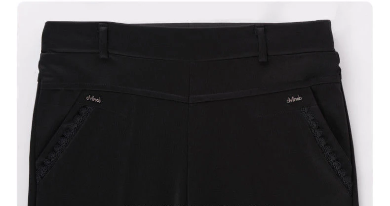 Brand Casual Pants Woman Winter Fleece Fashion High Waist Elegant Slim Black Straight Pants Thicken Large Size Trousers