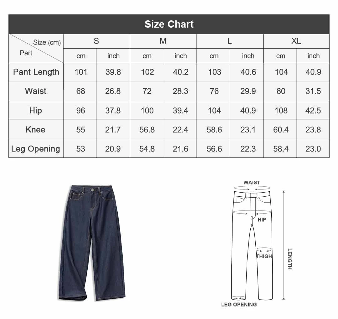 Maden Women's Lightweight Wide Leg Pants Straight Loose High Waist Casual Zipper Solid Trousers for Spring Summer