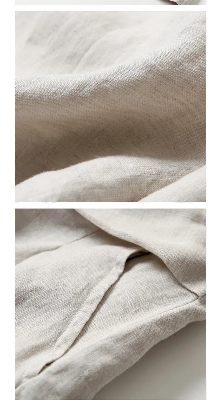 2026 Summer Women's Culottes Cotton Linen Cropped Wide Leg Pants Elastic Waist Casual Palazzo Clean Fit Trousers with Pockets
