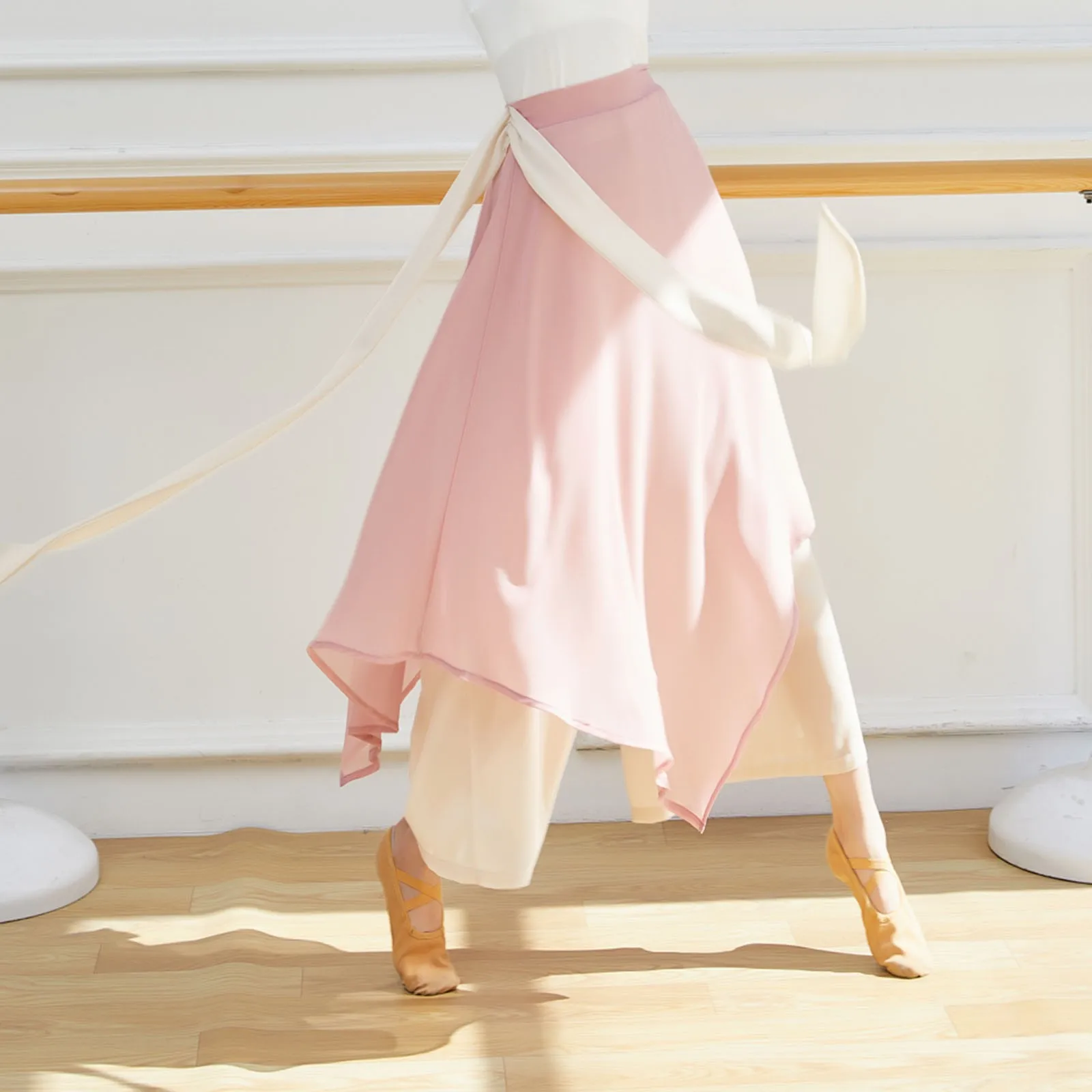 Women Casual Palazzo Pants Classical Dance Trousers Wide Legged Long Pants Gymnastics Practice Skirt Pants For Women Pantalones