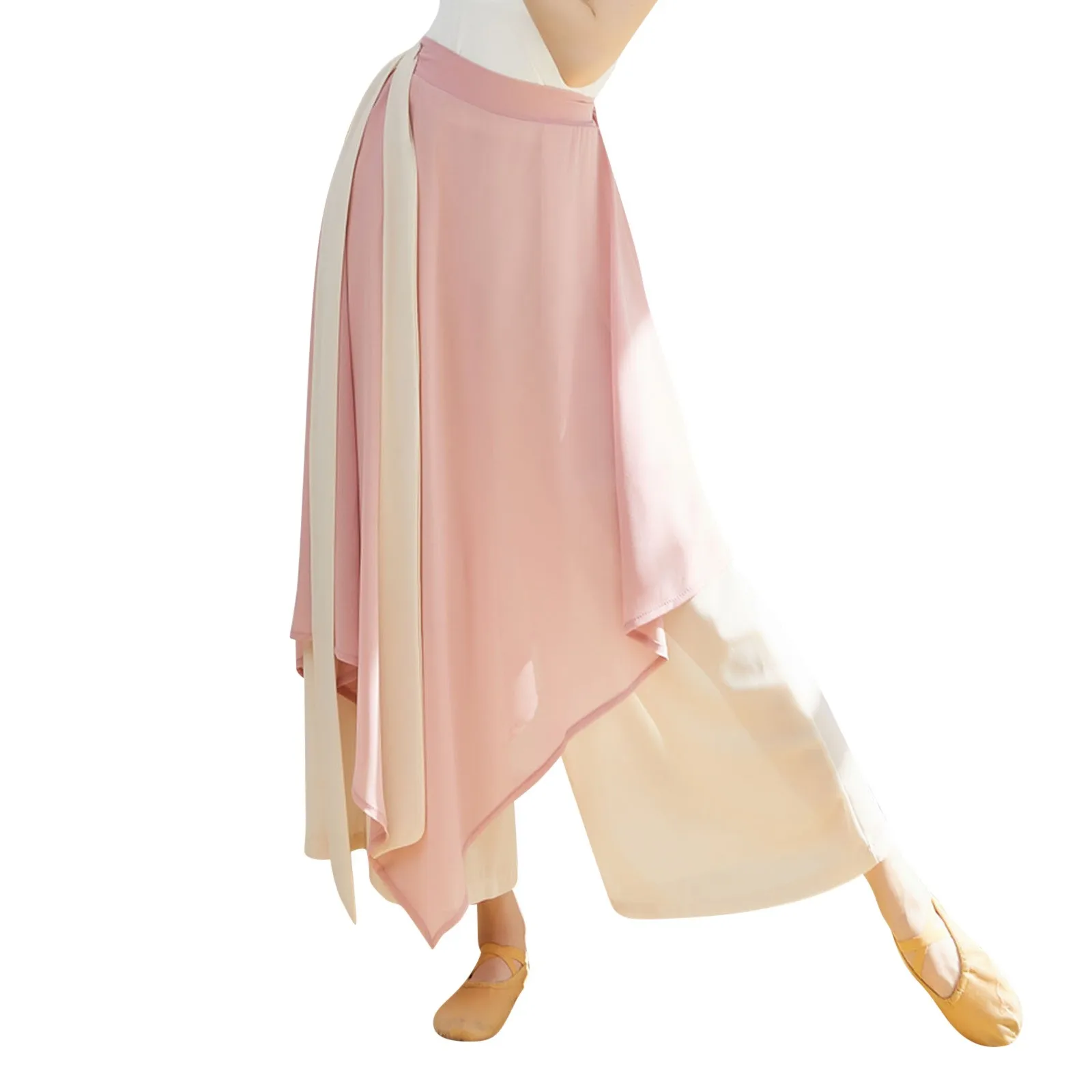 Women Casual Palazzo Pants Classical Dance Trousers Wide Legged Long Pants Gymnastics Practice Skirt Pants For Women Pantalones