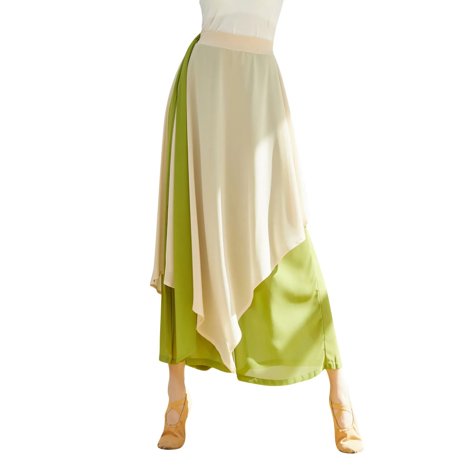 Women Casual Palazzo Pants Classical Dance Trousers Wide Legged Long Pants Gymnastics Practice Skirt Pants For Women Pantalones