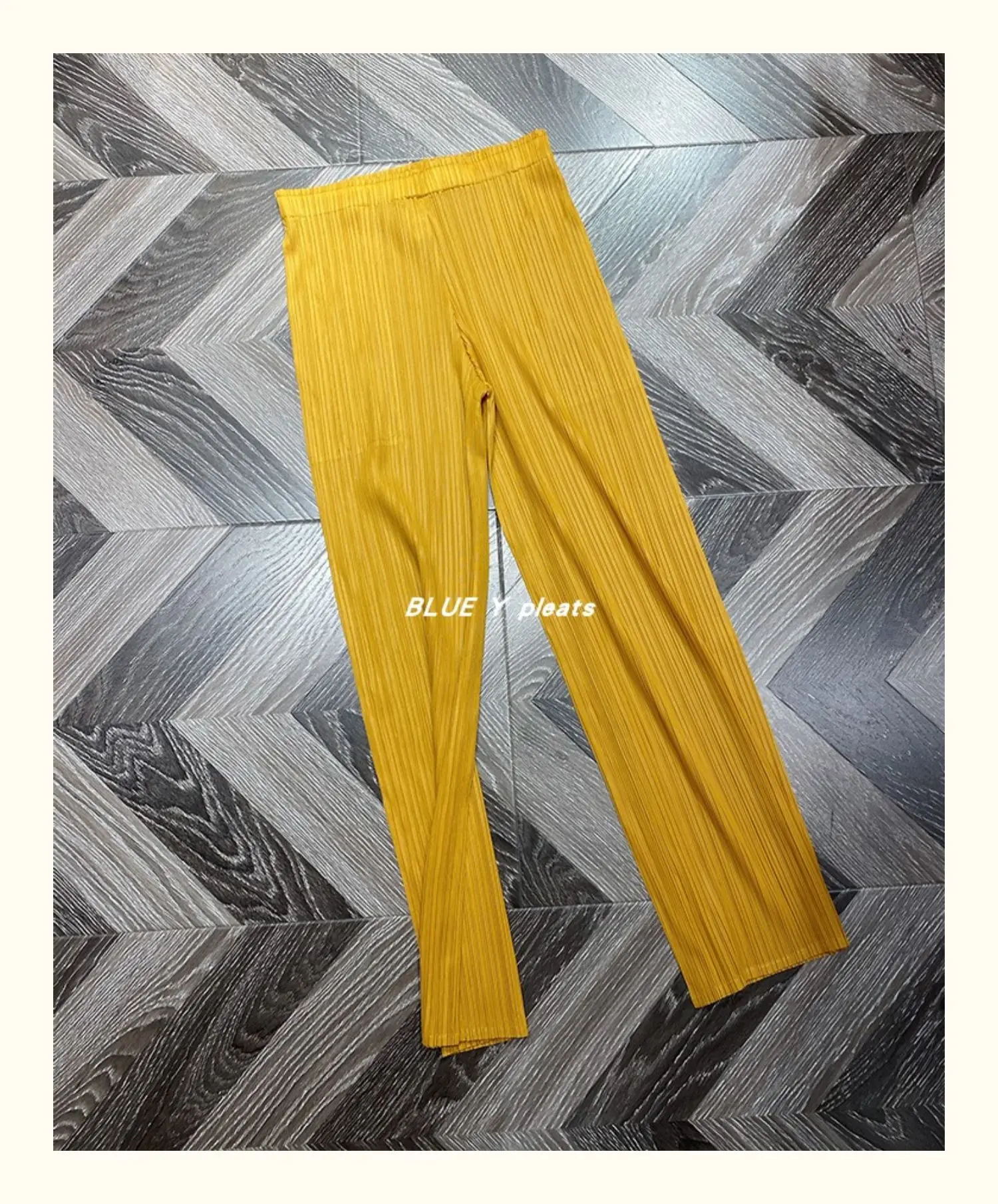 Miyake Pleated Pants Women Clothes New Color Korean Fashion High Waist Elegant Casual Classic Basic Pocket Straight Pants