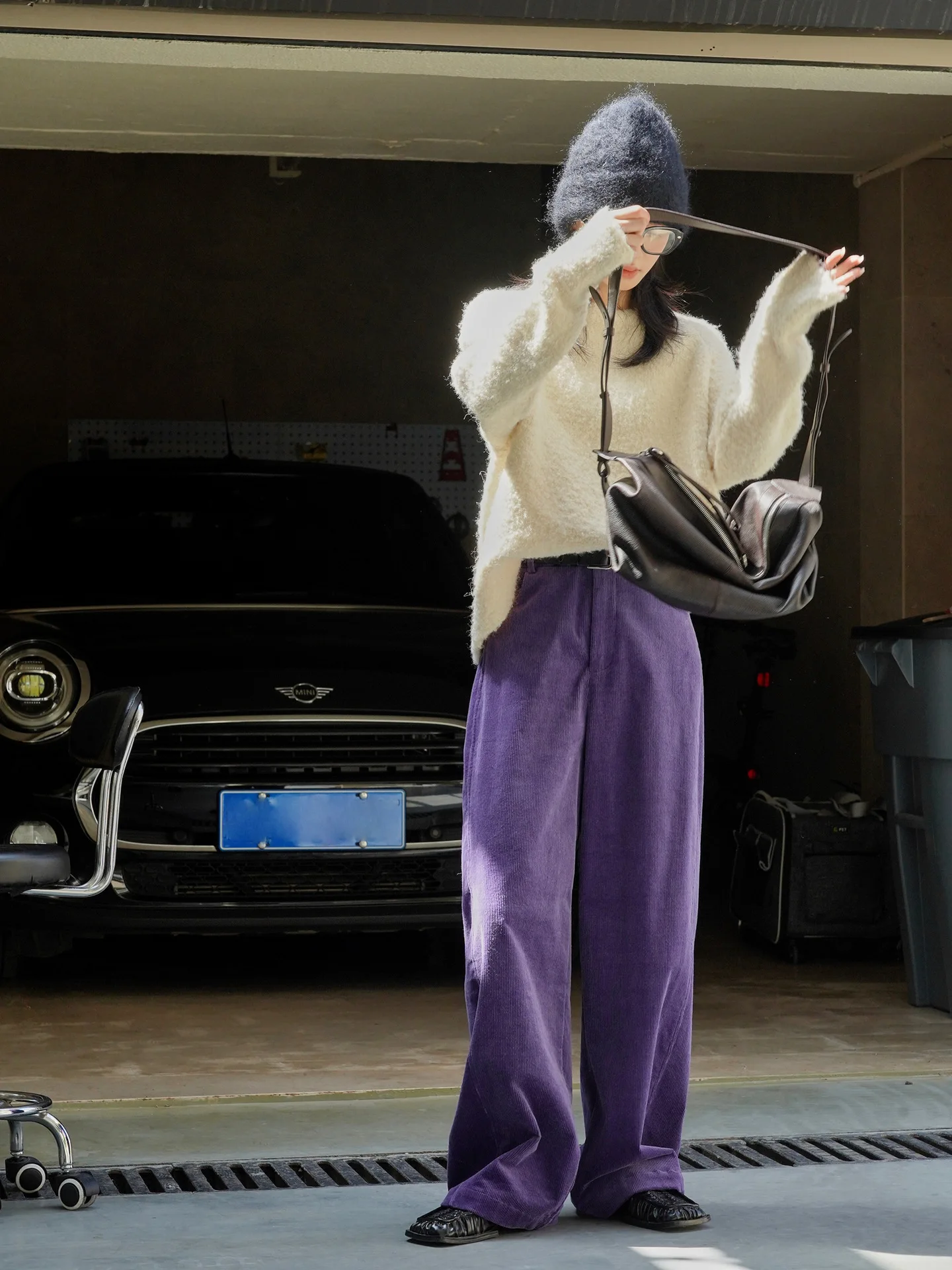 2026 Women Autumn High Waist Wide Leg Corduroy Pants 97% Cotton Fashion Clothes Pants Female Long Trousers