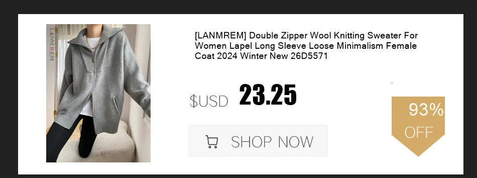 [LANMREM] Vintage Woolen Pants For Women Straight Wide Leg Trousers Office Lady Warm Loose Clothing 2025 Winter New 26C867