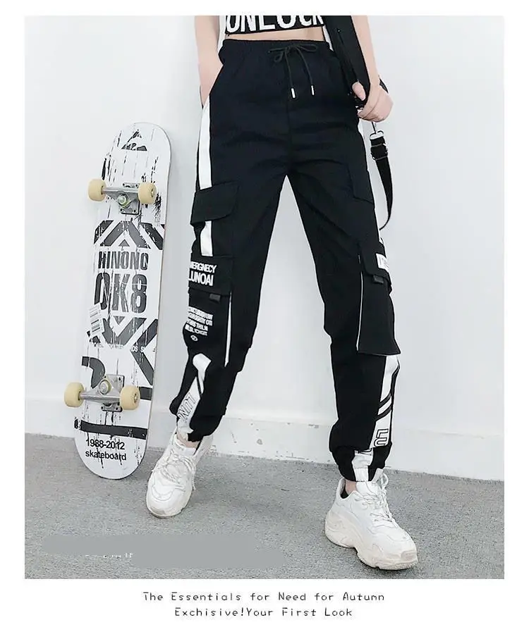 Joggers Womens Casual Sports Sweatpants Girls Hip Hop Streetwear Female Fashion Jogging Lasies Plus Size S-5XL Cargo Trousers