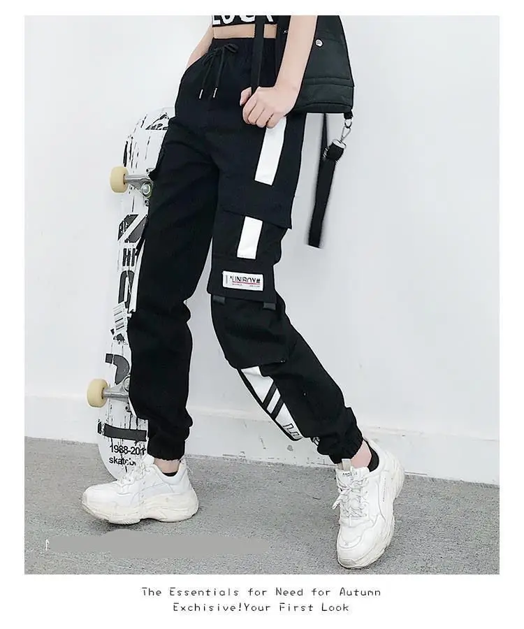 Joggers Womens Casual Sports Sweatpants Girls Hip Hop Streetwear Female Fashion Jogging Lasies Plus Size S-5XL Cargo Trousers