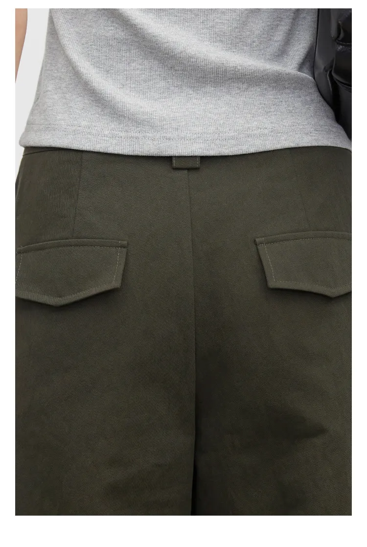 CHIC VEN New Fashion Women Pants Loose Casual Solid Straight Leg Pant Line Design Female Trousers Spring Summer 2026 Clothes
