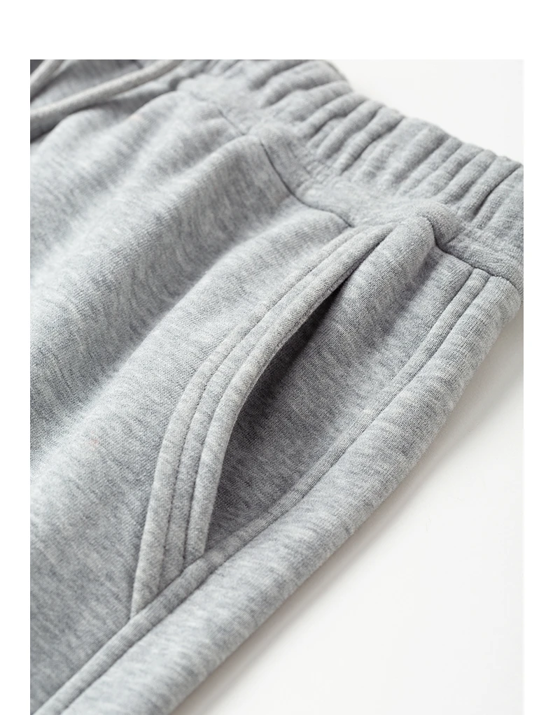 TOYOUTH Women Casual Pants 2025 Winter New Lazy Style Sports Draping Loose Elastic Waist Fleece-lined Banana Pants