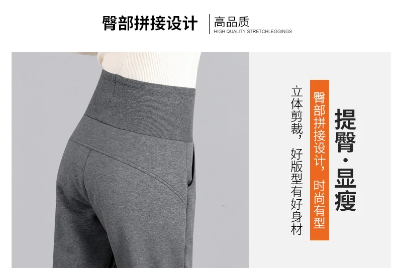 PELEDRESS Women Thick Warm Winter Harem Pants Casual Loose Korean Style Sweatpants High Waist Joggers Female Cashmere Trousers
