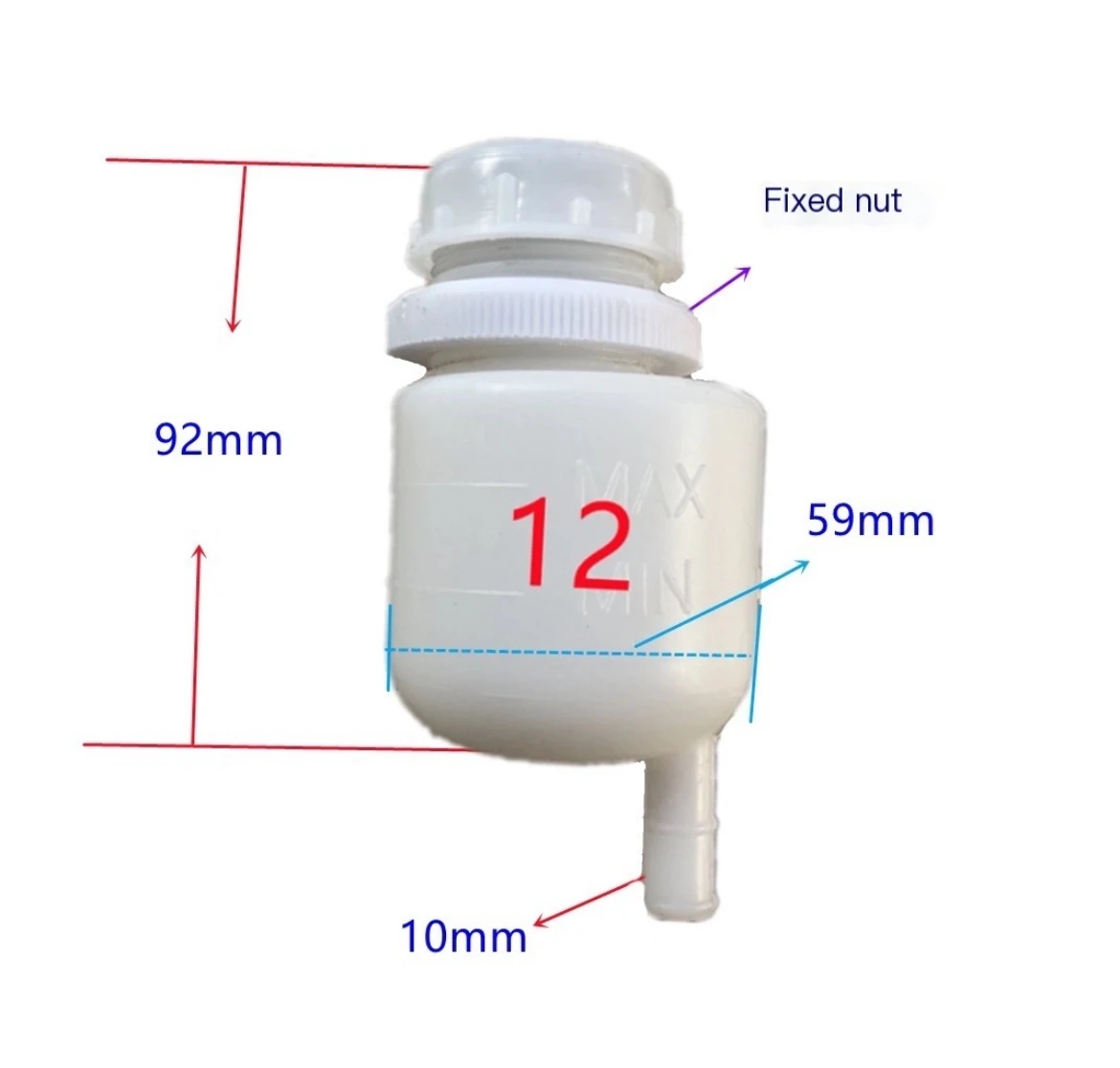 1PCS Brake Fluid Reservoir For Brake and Clutch Fluid Truck Electric Tricycle Agricultural Vehicle Braking Liquid Bottle