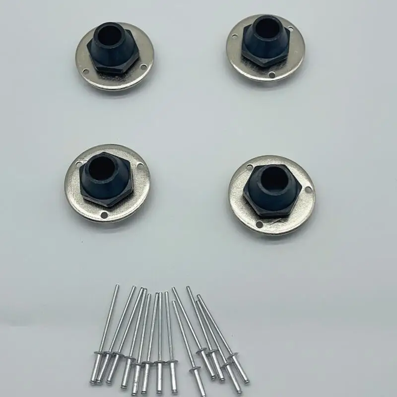 4 Pieces Cement Stucco Sprayer Nozzles Accs Plastering Tool Replacements W/Gaskets Needles Set Plaster Sprayer 10mm for Ceilings