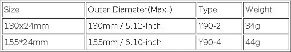 Uxcell 1Pcs 130x24mm/155x24mm Y90-2/Y90-4 White Plastic 6 Impeller Motor Round Shaft Replacement Fan Vane for Home DIY