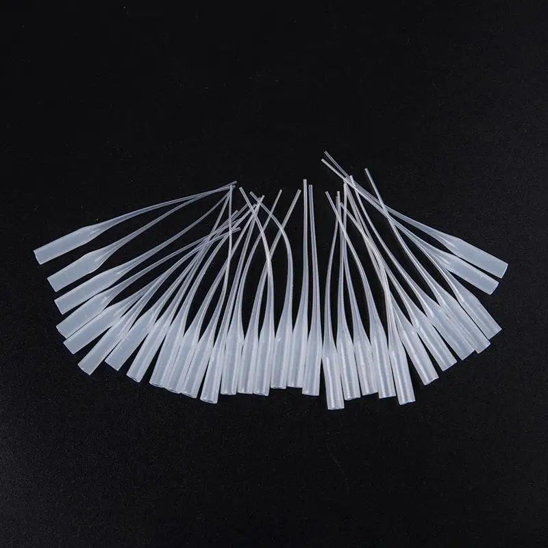 100pcs 7cm Glue Tips Plastic Glue Micro-Tips Glue Extender Precision CA Glue Applicator For Improve Accuracy Of Glue Application