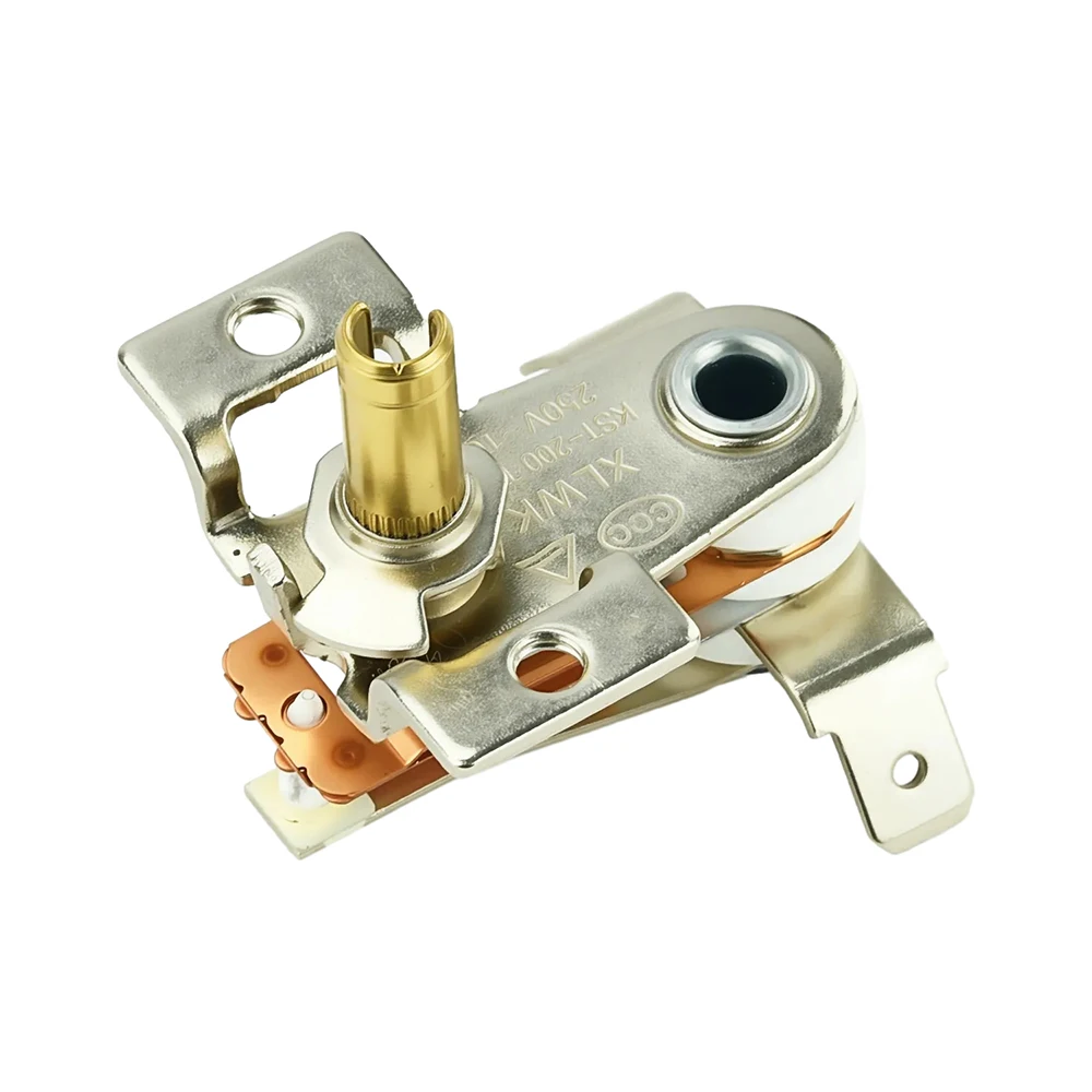16A Thermostat Temperature Switch Temperature Controller Electric Oven Thermostat Hole Oven Repair Parts Normally Closed