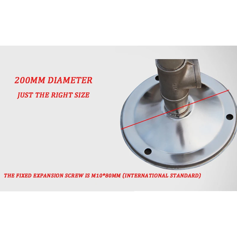 304 Stainless Steel Composite Emergency Shower Eyewash，Factory Inspection Vertical Double Eye Washing Shower Set