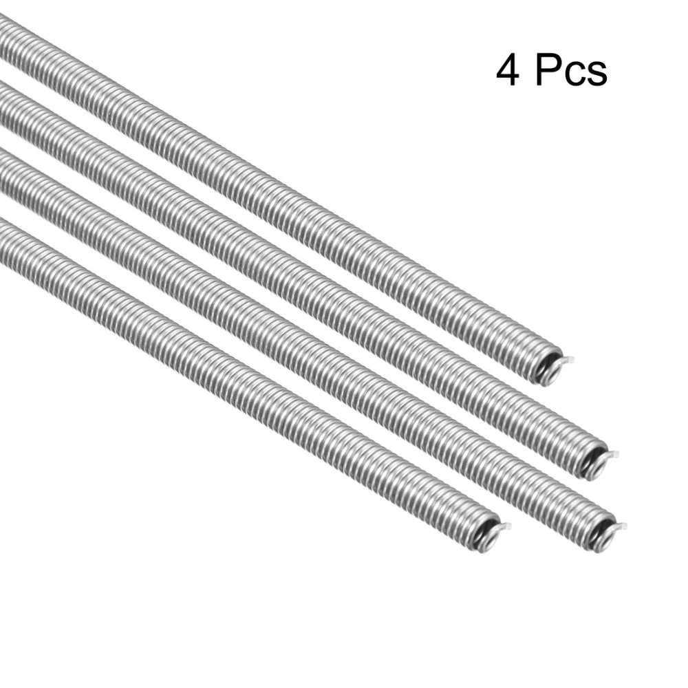 Uxcell 4pcs AC220V 3000W 2500W 1200W Kiln Furnace Heating Coils Heater Wire High Resistance Restring Heating Element Coil 820mm