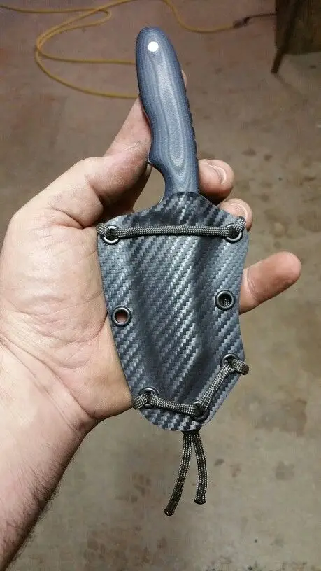 1piece Olive Green Carbon Fiber Kydex Thermoplastic Board for DIY Knife Sheath Gun Case Making Material - Kydex Holster Material