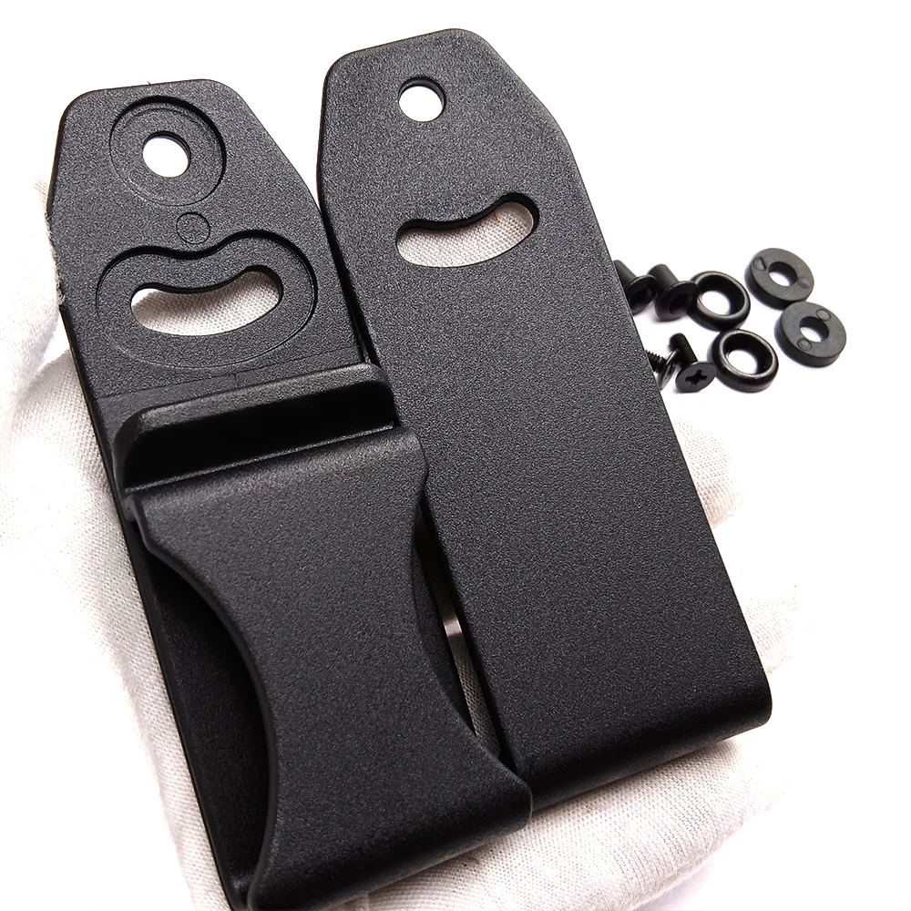 1piece KYDEX Holster Clips KYDEX Sheath Waist Clip K Sheath Making Accessories Clip Carry K Sheath Tool with 2 Screws
