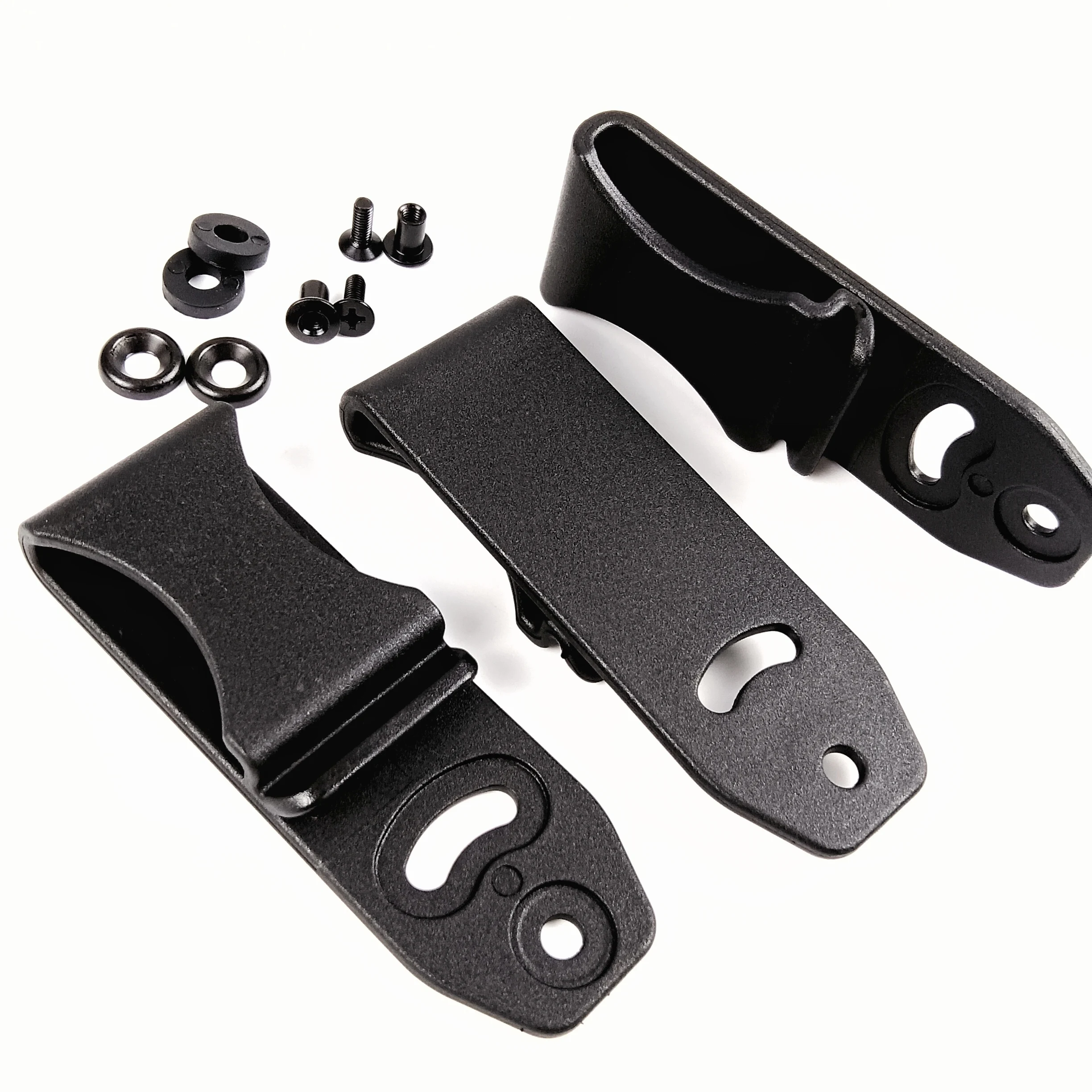 1piece KYDEX Holster Clips KYDEX Sheath Waist Clip K Sheath Making Accessories Clip Carry K Sheath Tool with 2 Screws