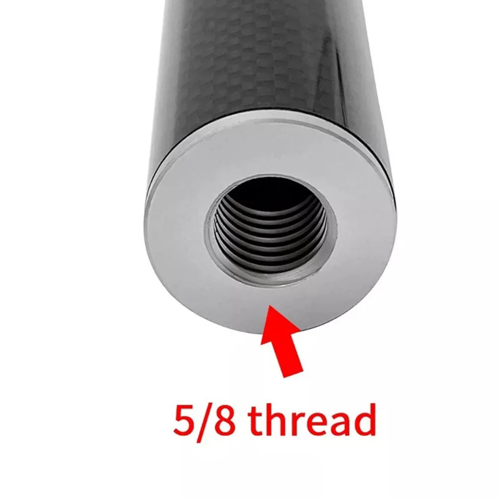 Carbon Fiber Extension Pole 32mm Diameter with 5/8 11 Thread for GPS Surveying Rod Compatibility Length Options 10cm to 50cm