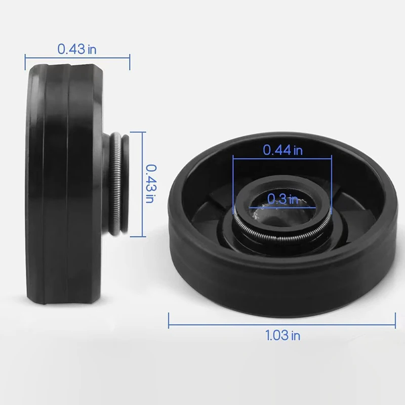 1PCS Rubber DD62-00053A Dishwasher Motor Sealing Gasket Shaft Oil Seal 20C258 N7551 26*8*11MM For Most Brands Dishwasher