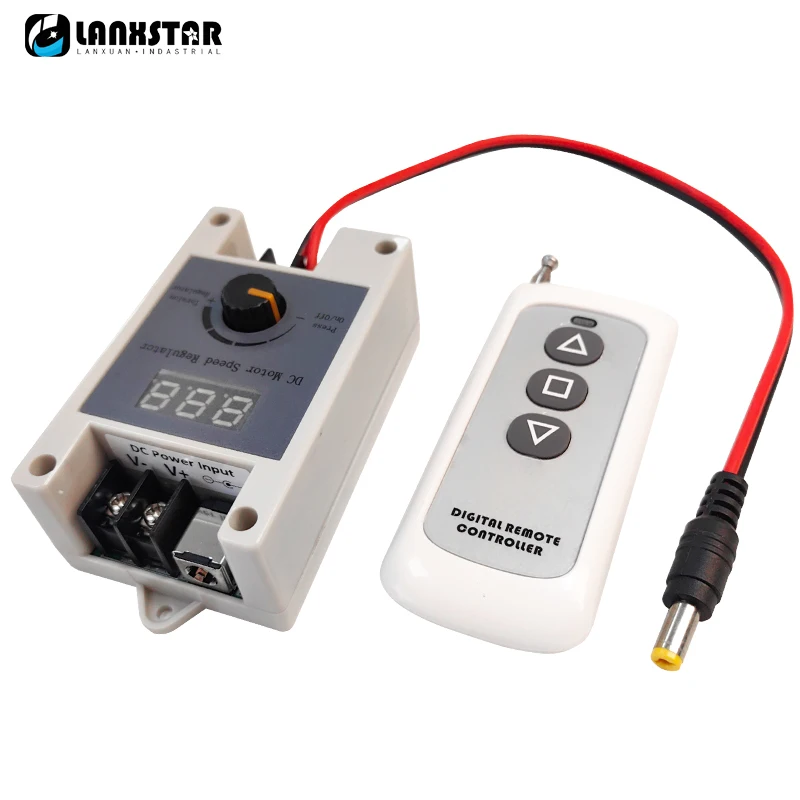 DC 12V 24V Wireless Remote Control Speed Regulator Switch for Telescopic Linear Actuator Reciprocating Cycle Motor
