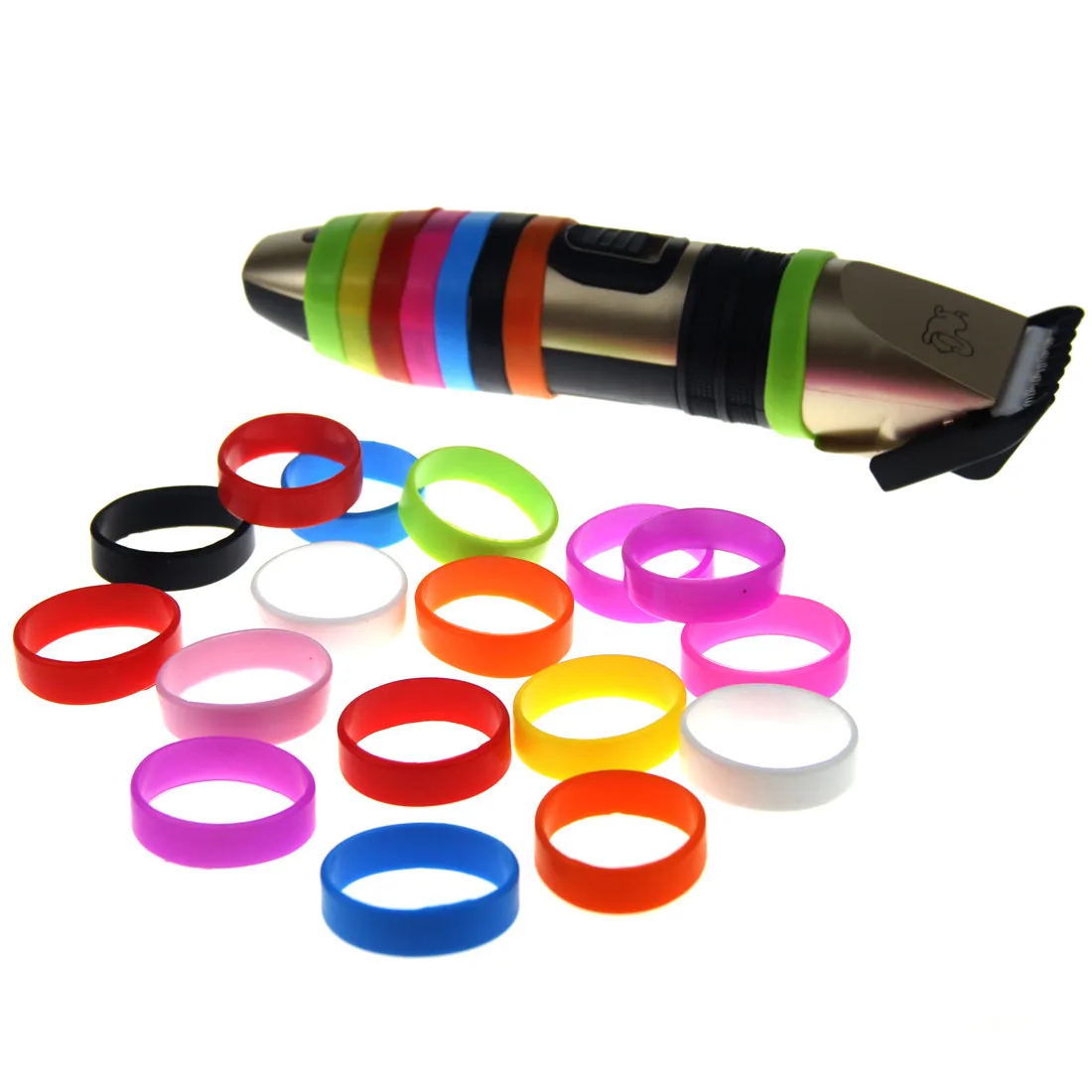 Trimmer Grip Barber Hair Clipper Grip Rubber Anti Slide Design Barber Trimmer Grips Hairdressing Decorative Rings