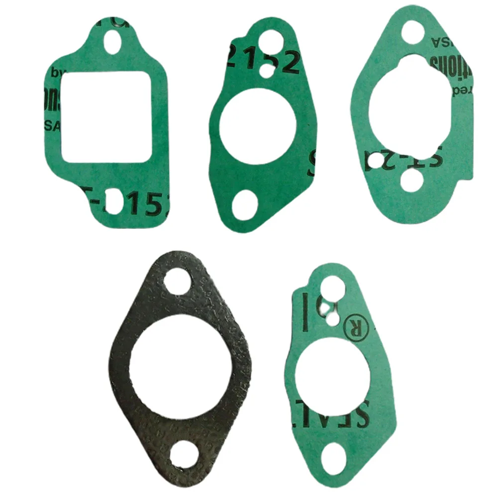 5pcs Garden Gasket CARBURETTOR GASKET SET FOR HONDA IZY HRG465 GCV135 GCV160 GC135 GC160 465 GCV Lawn Mower Parts