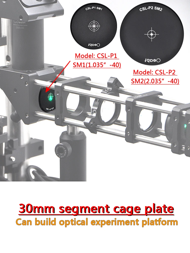 CSL-P1 End Cover Lens Tube Dust Cover Alignment Plate Target Alignment Target Sm1 Thread C Light-Shielding Cover Oeabt