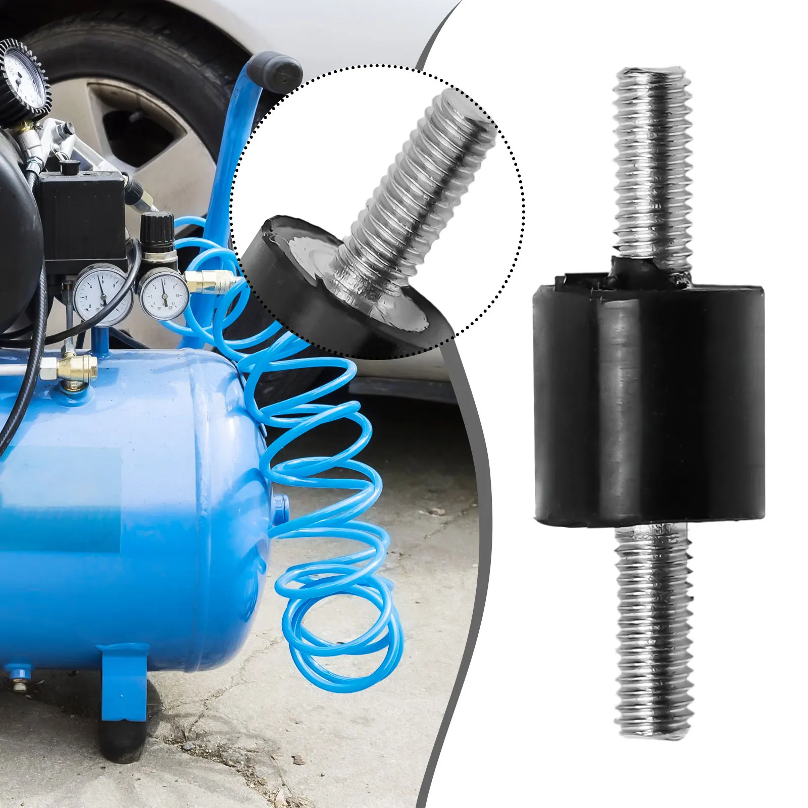 1 Pc Rubber Vibration Isolator Mount Male Anti For M3 M5 M6 Car Bobbin Isolator Damperm Car Bobbin Rubber Mounts Male Tools